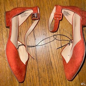 Express orange flats